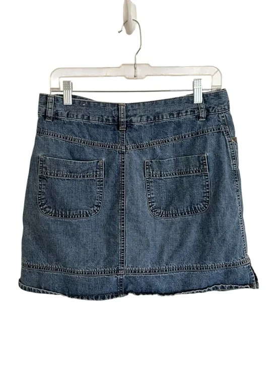 Sonoma Life and Style Vintage Denim Jean Skirt With Built in Shorts Size 8 - Picture 2 of 5
